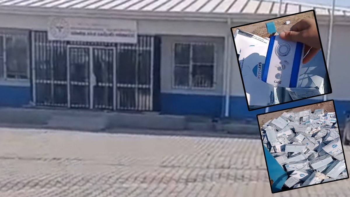 Tepki çeken görüntüler! Binlerce maske, eldiven ve acil durum çağrı butonu çöpe atıldı