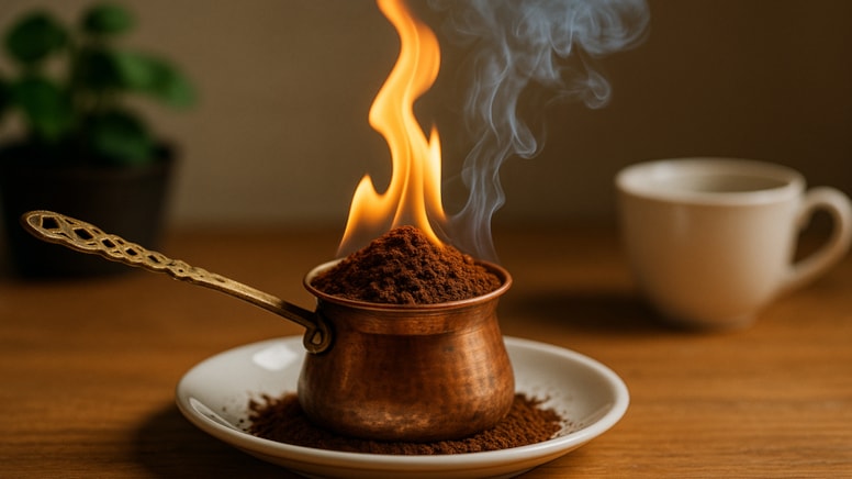 Evde Türk kahvesi yakmak aslında bu işe yarıyormuş: Herkes bunu konuşuyor