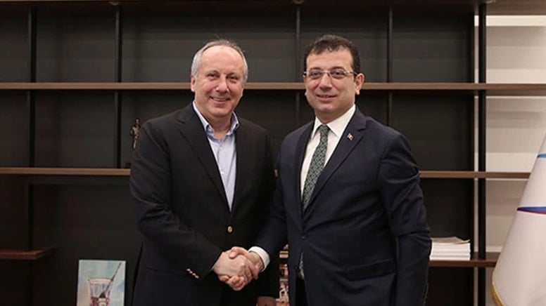 Muharrem İnce, Ekrem İmamoğlu'nun notunu paylaştı