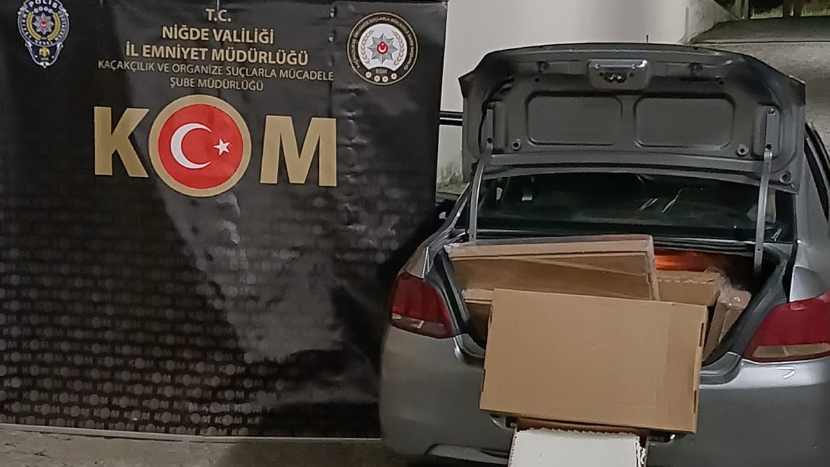 Niğde'de kaçakçılık operasyonu: 5 kişiye gözaltı