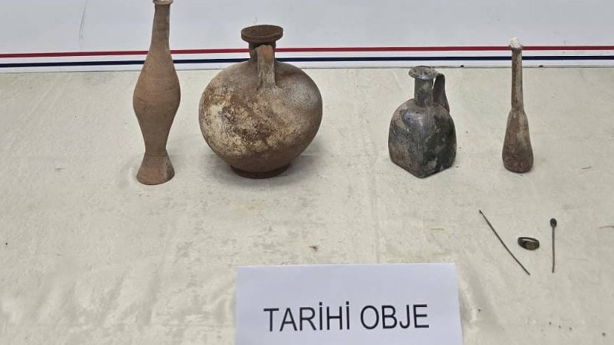 Samsun'da tarihe eser kaçakçılığı operasyonu! 2 kişi yakalandı
