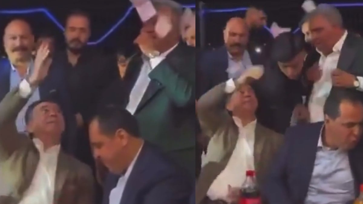Krizin ortasında şatafat: Başkanlar düğünde para saçtı