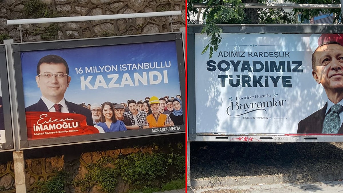 Erdoğan 6 yıl sonra E-5’teki reklam panolarına geri döndü