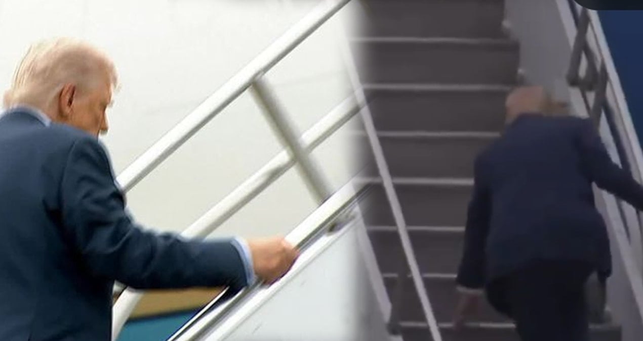 Trump zor dakikaları: Kameralara yansıdı thumbnail