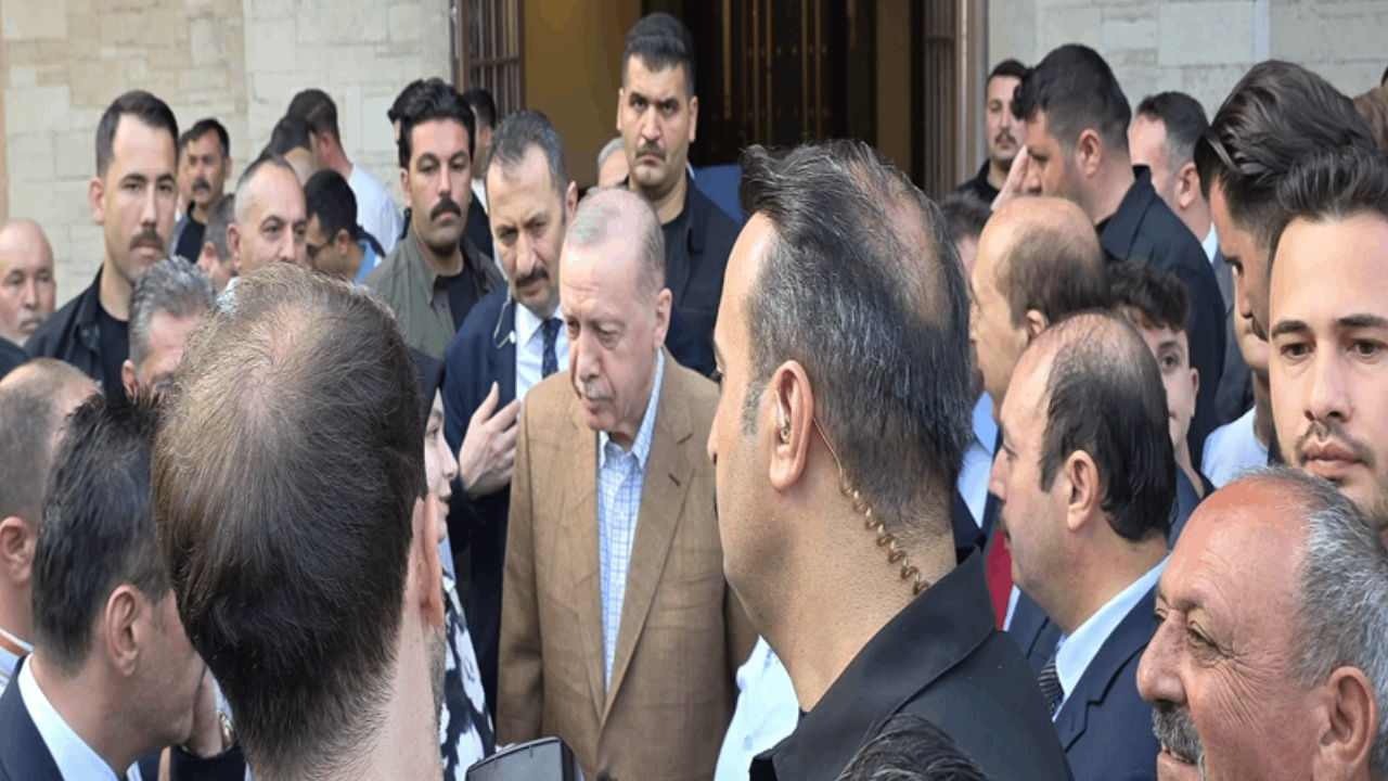 Erdoğan bayram namazını Muğla'da kıldı