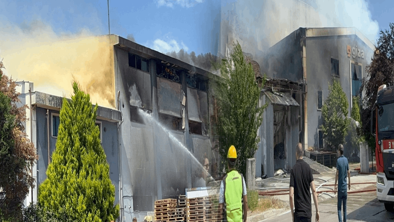 Tekirdağ'daki fabrika yangını 3 saat sonra kontrol altında