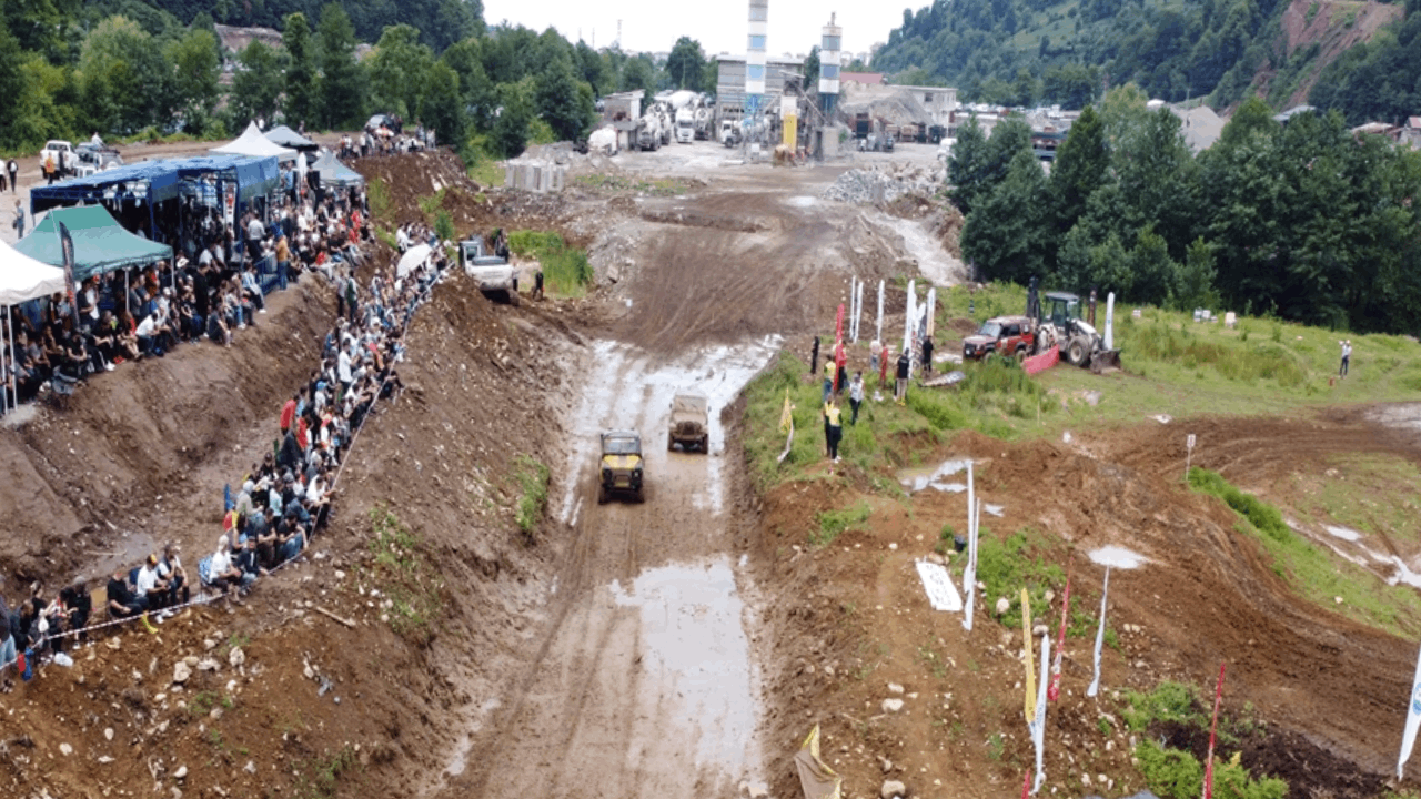 Rize’de Off- road yarışları nefes kesti