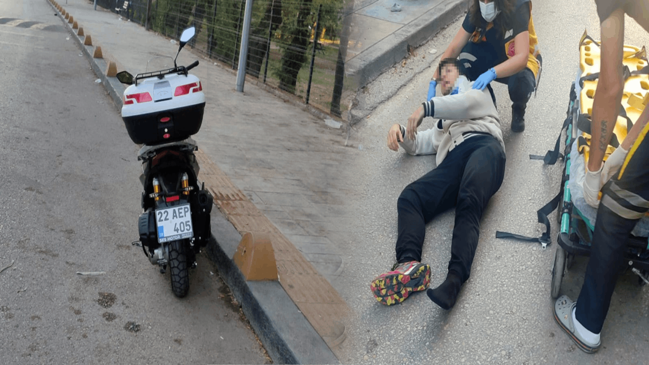 17 yaşındaki motosikletli köpek saldırısına uğradı