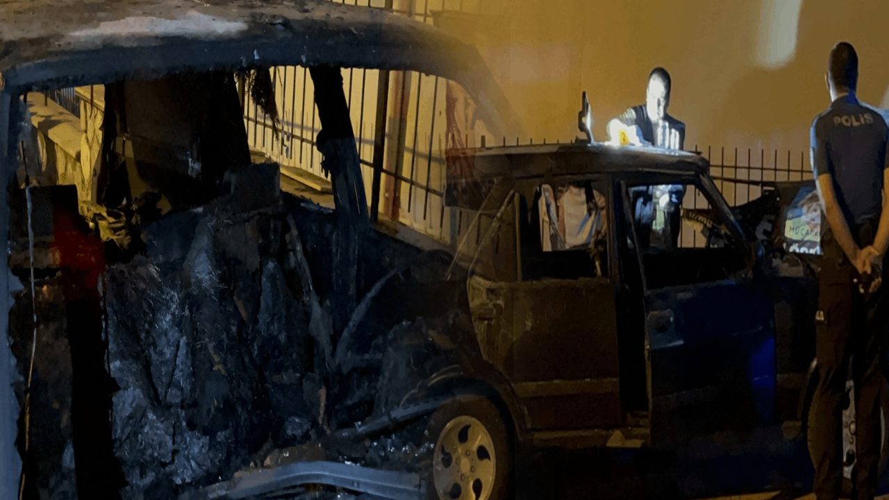Otomobili kundaklandı, kocasından şikayetçi oldu