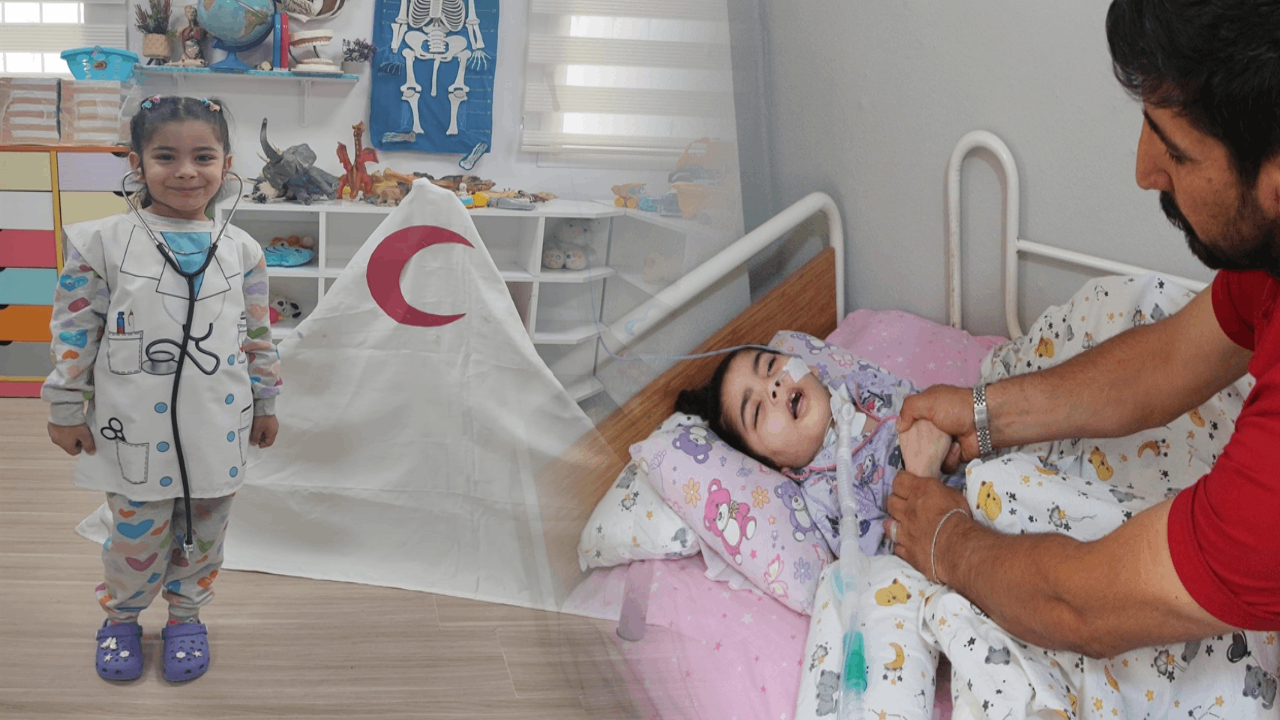 Ebrar bir iğne yüzünden yatağa bağımlı hale geldi