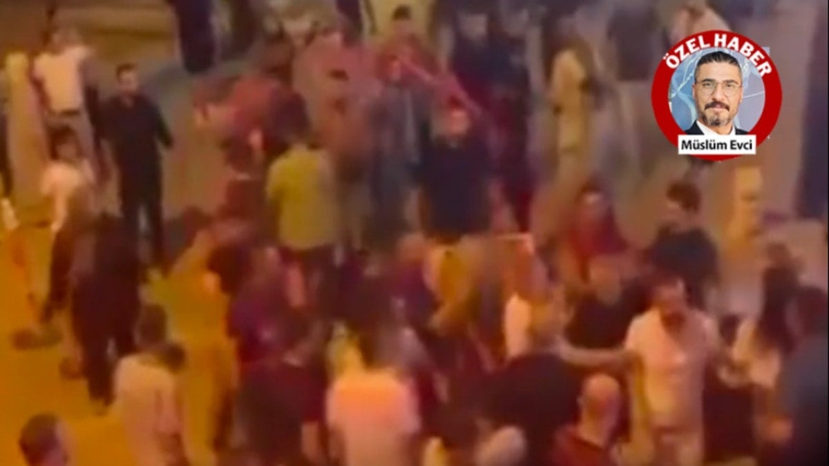 Hakim ve polis kafede masa için birbirine girdi!