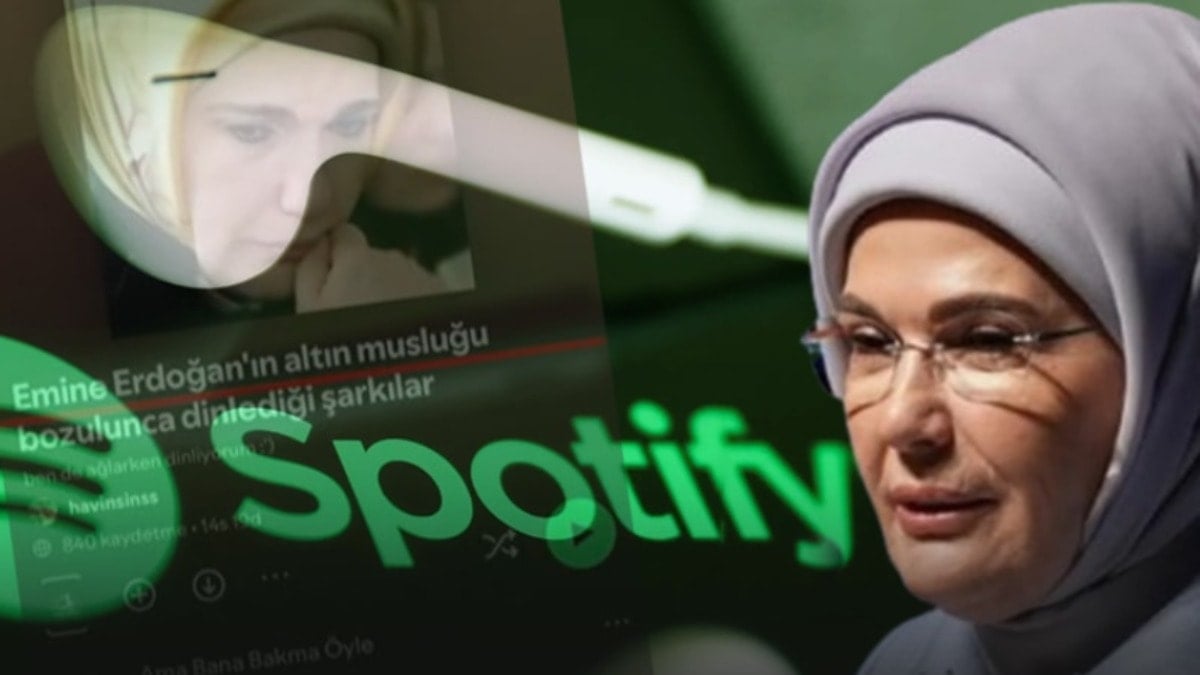 Sahte 'Emine Erdoğan Listesi' Spotify'ın başını yaktı