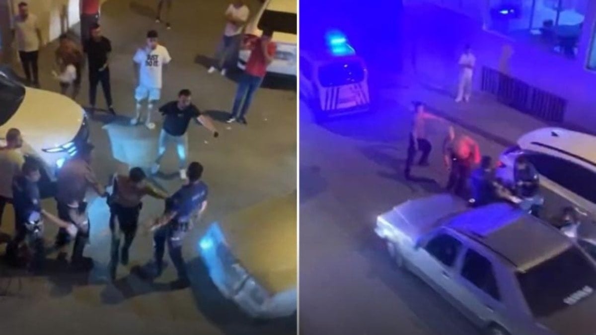 Bursa'da firarinin kaçması için polisleri ezdiler