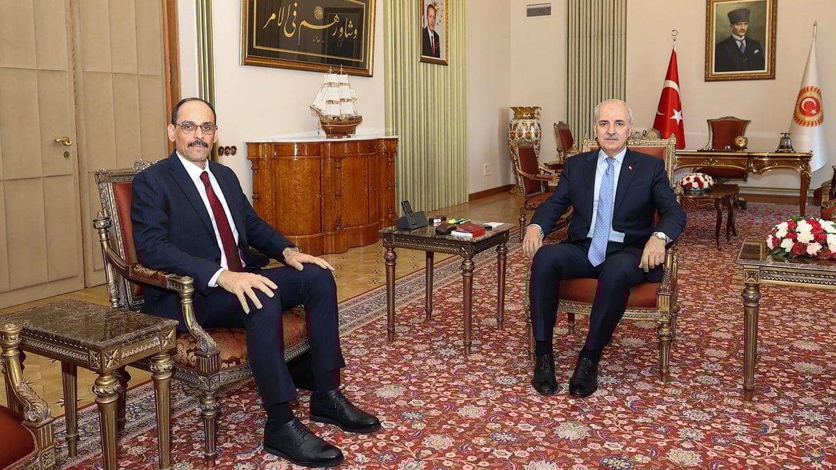 Kurtulmuş-Kalın görüşmesi gerçekleşti: TBMM'den açıklama geldi