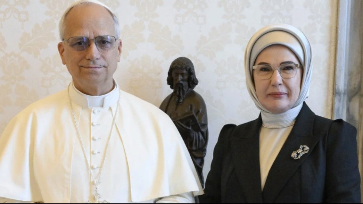 Emine Erdoğan, Papa'yı ziyaret etti