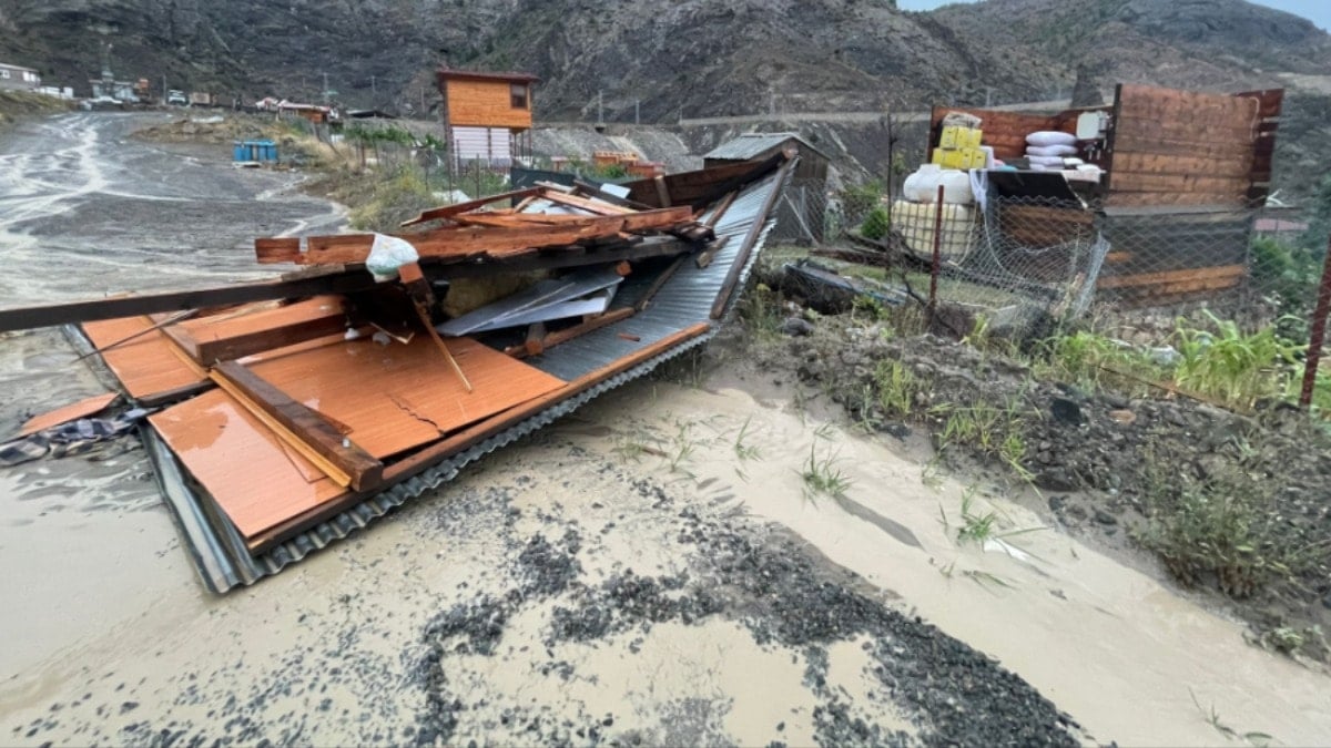 Artvin'de fırtına kabusu