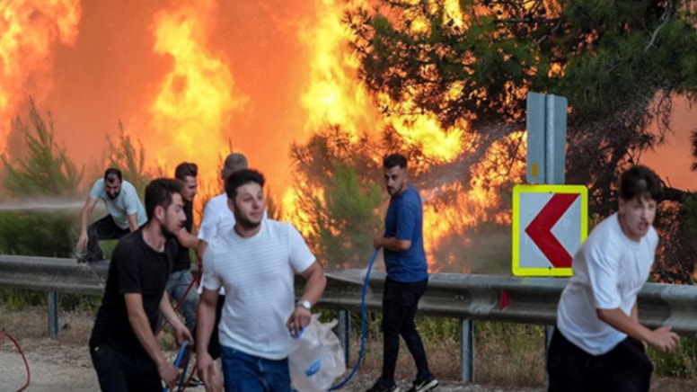 Bursa yangınından şehit haberi geldi