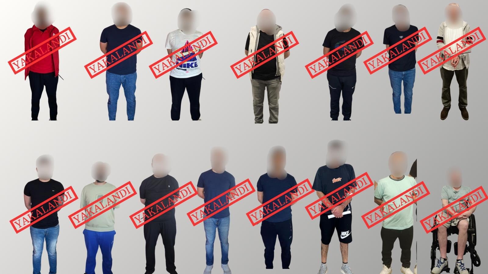 13'ü kırmızı bültenle aranan 15 suçlu Türkiye'ye iade edildi