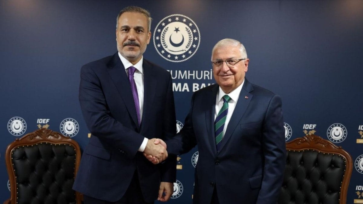 Milli Savunma Bakanı Güler ile Dışişleri Bakanı Fidan görüştü