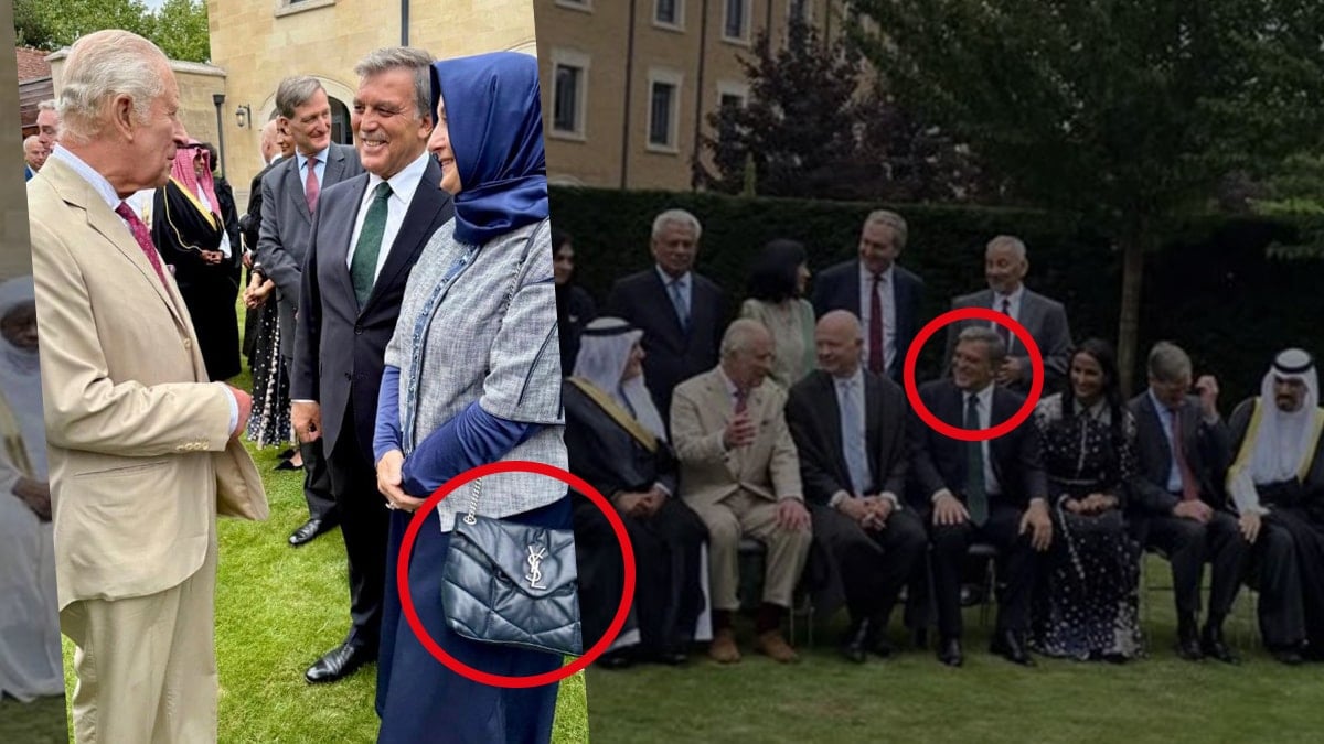 Abdullah Gül'ün eşinin çantası İngiltere'de gündem oldu