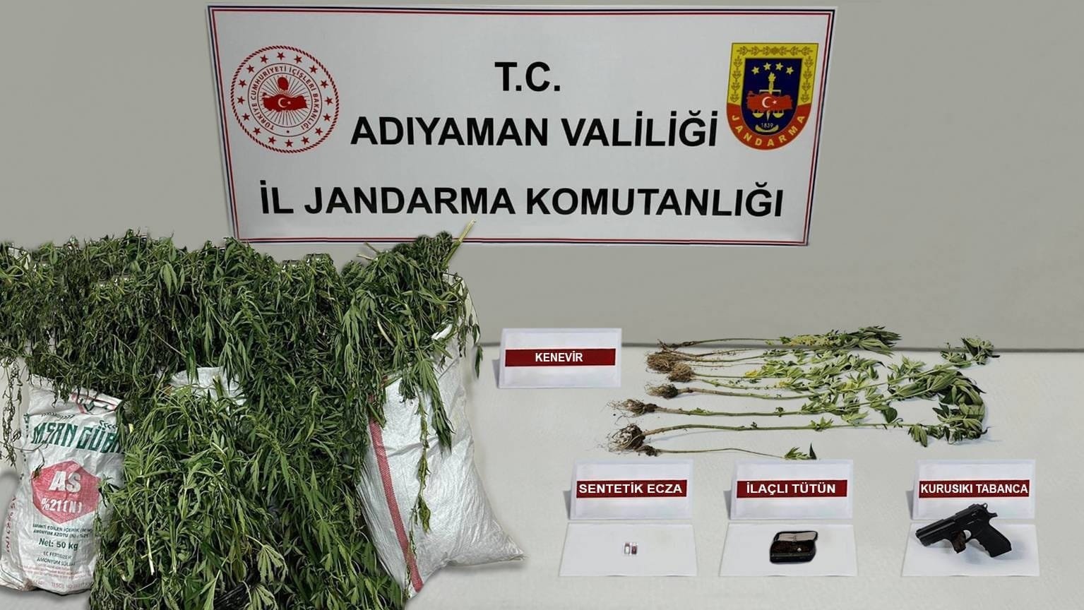 Adıyaman'da uyuşturucu operasyonu: 5 kişi yakalandı