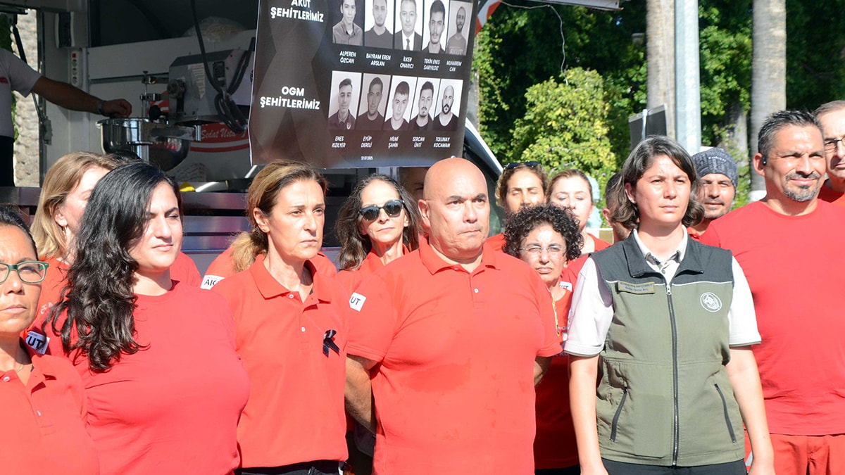 Bodrum’da yangın şehitleri anısına lokma döküldü