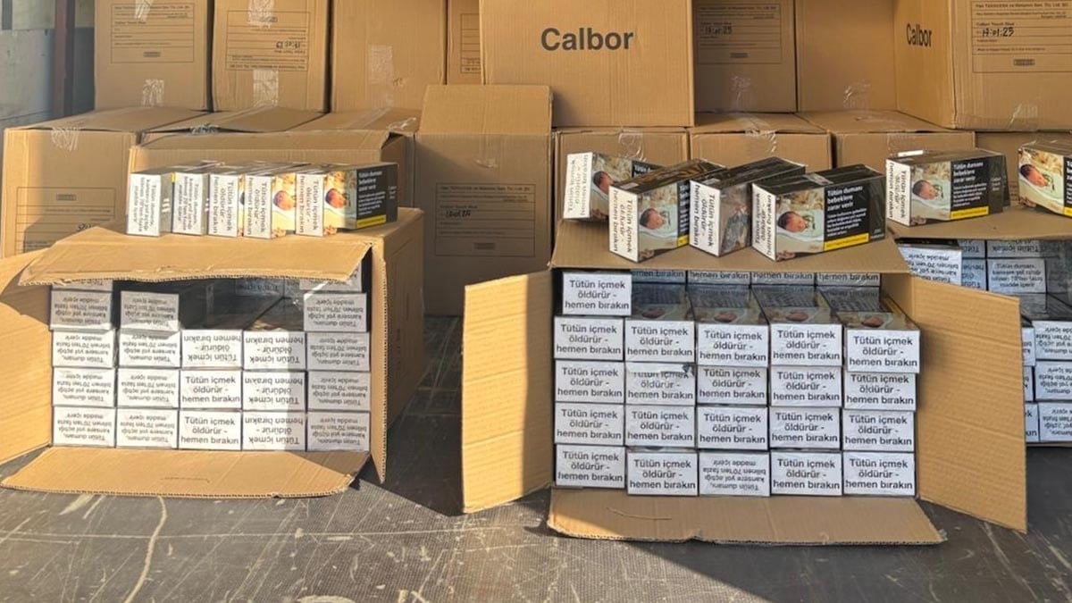 11 milyon 730 bin makaron ele geçirildi