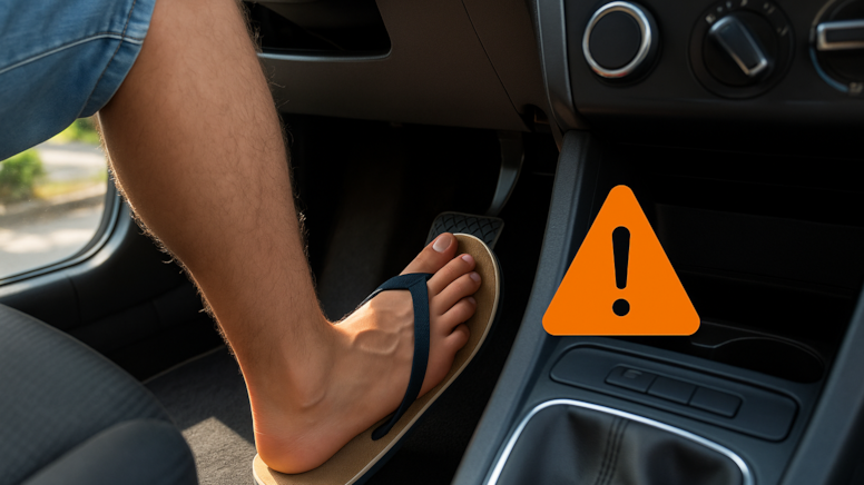 Terlikle araç kullananlara gizli ceza