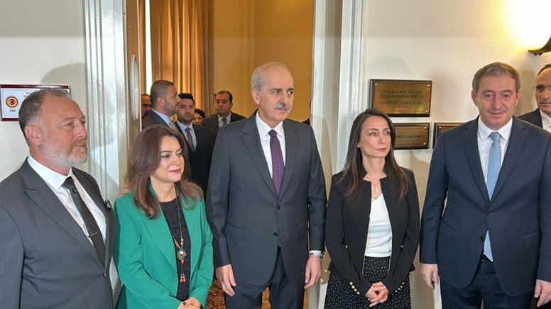 DEM heyetinden Kurtulmuş'a ziyaret