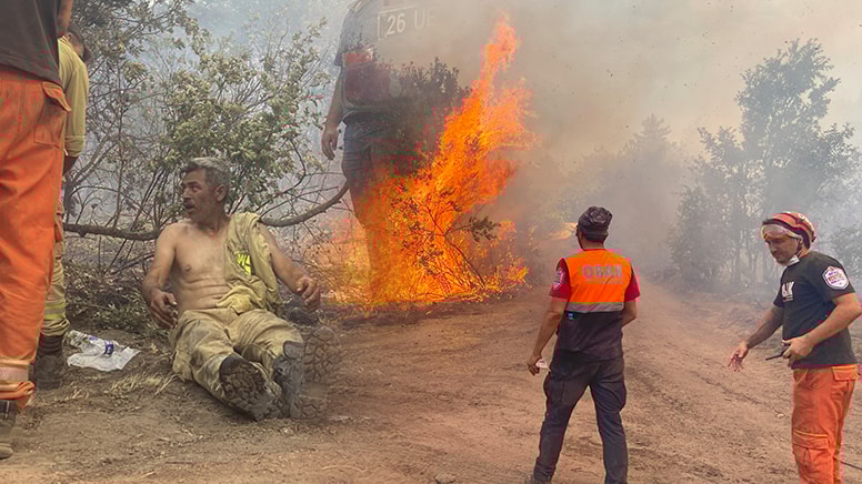 Eskişehir'de alevlerin arasında kalan 10 orman işçisi yaşamını yitirdi