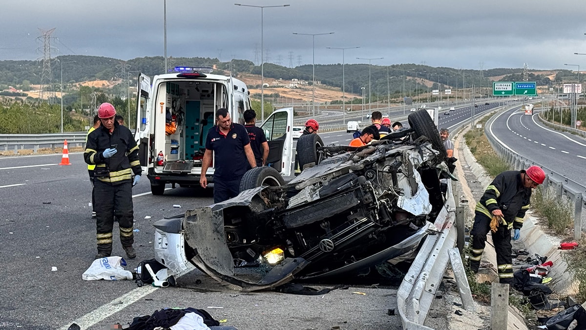 Kuzey Marmara Otoyolu'nda facia