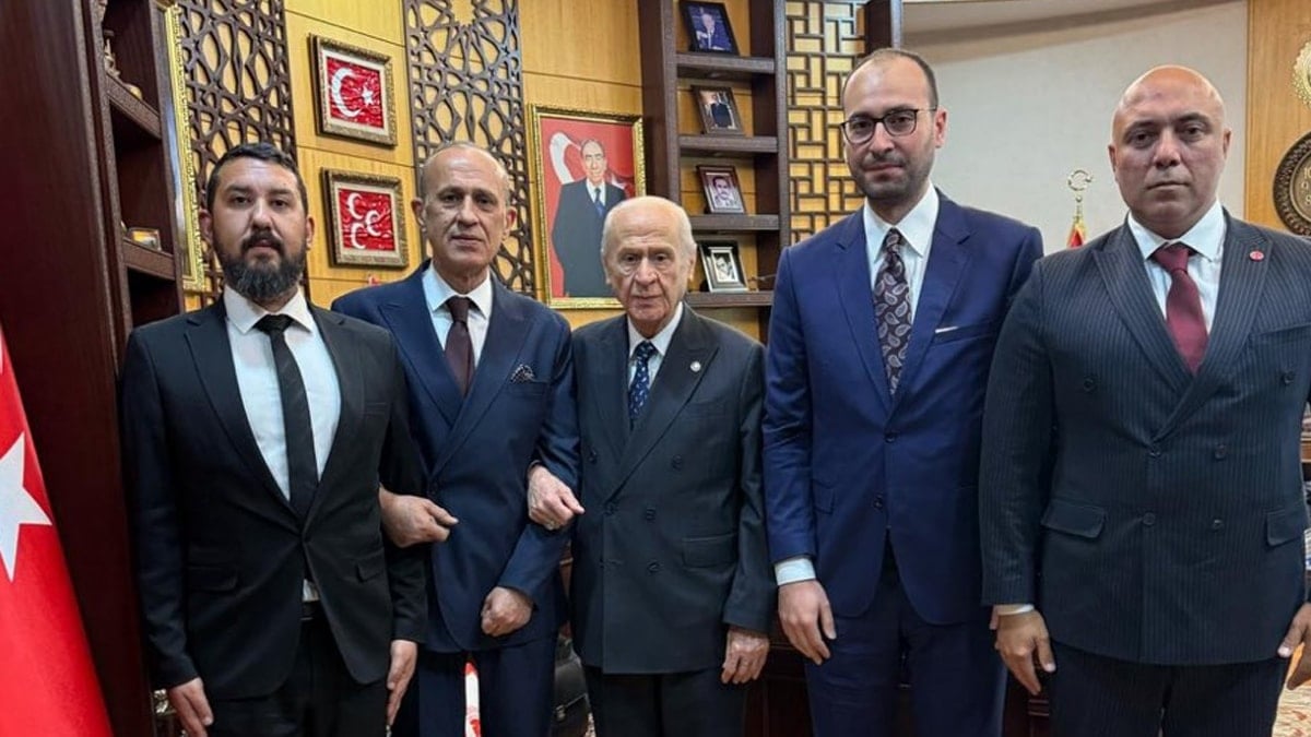 13 yıldır hapisteydi, Bahçeli'yi ziyaret etti