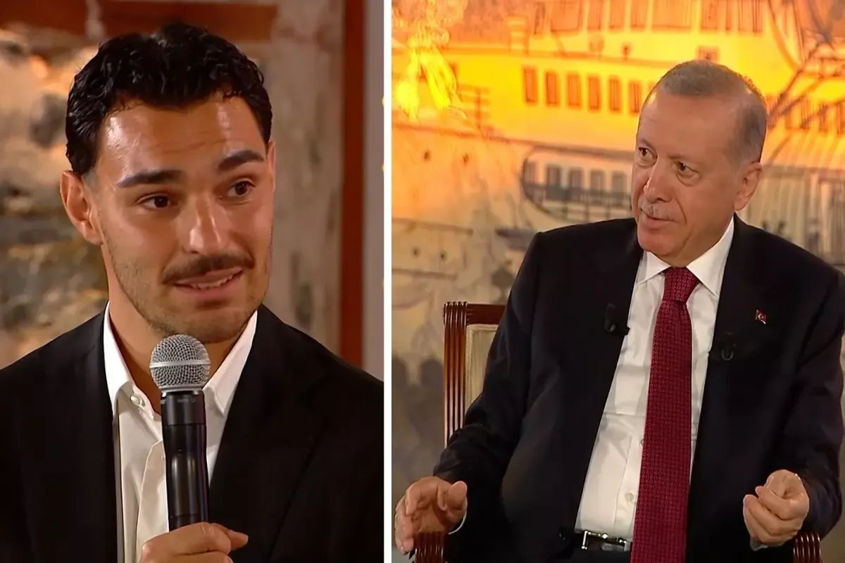 Erdoğan üstüne gitti milli futbolcu Kaan Ayhan mahçup yanıtladı: Eve gidince konuşalım