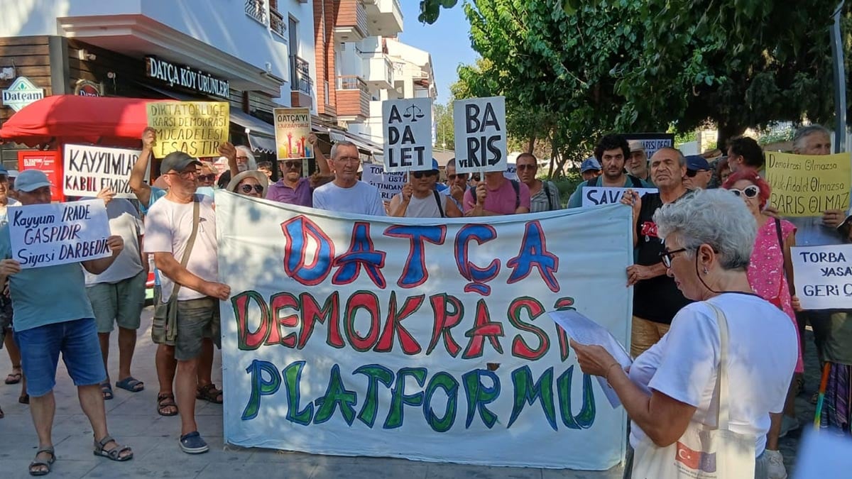 Datçalılar Özel Çevre Koruma Alanı’nın ranta ve talana açılmasına tepki gösterdi