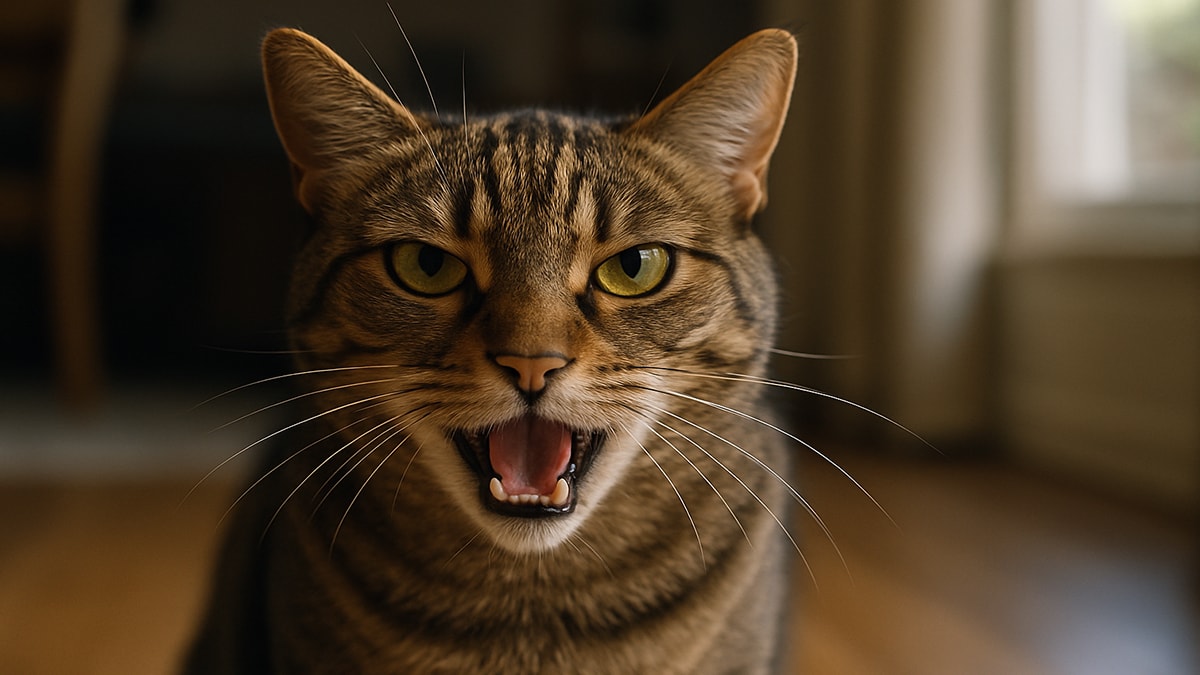 Bir kedinin size miyavlaması sandığınız gibi sevgi göstergesi değilmiş