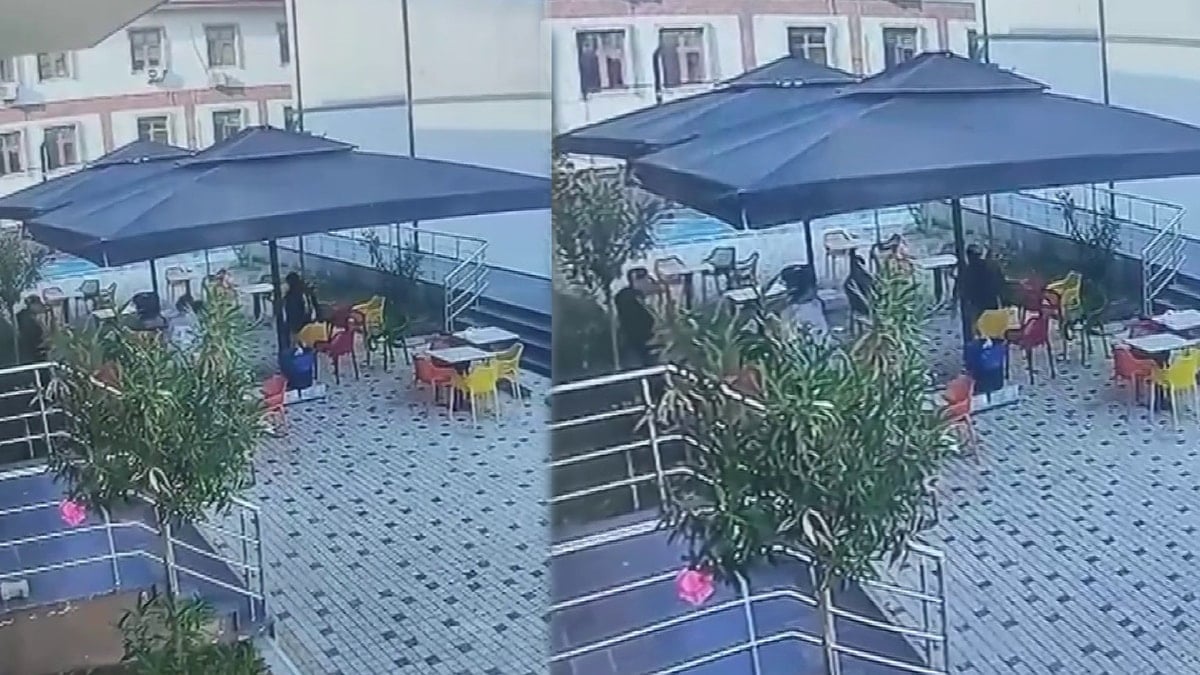 Kafeteryayı kırıp döktüler: Geri dönüp özür dilediler