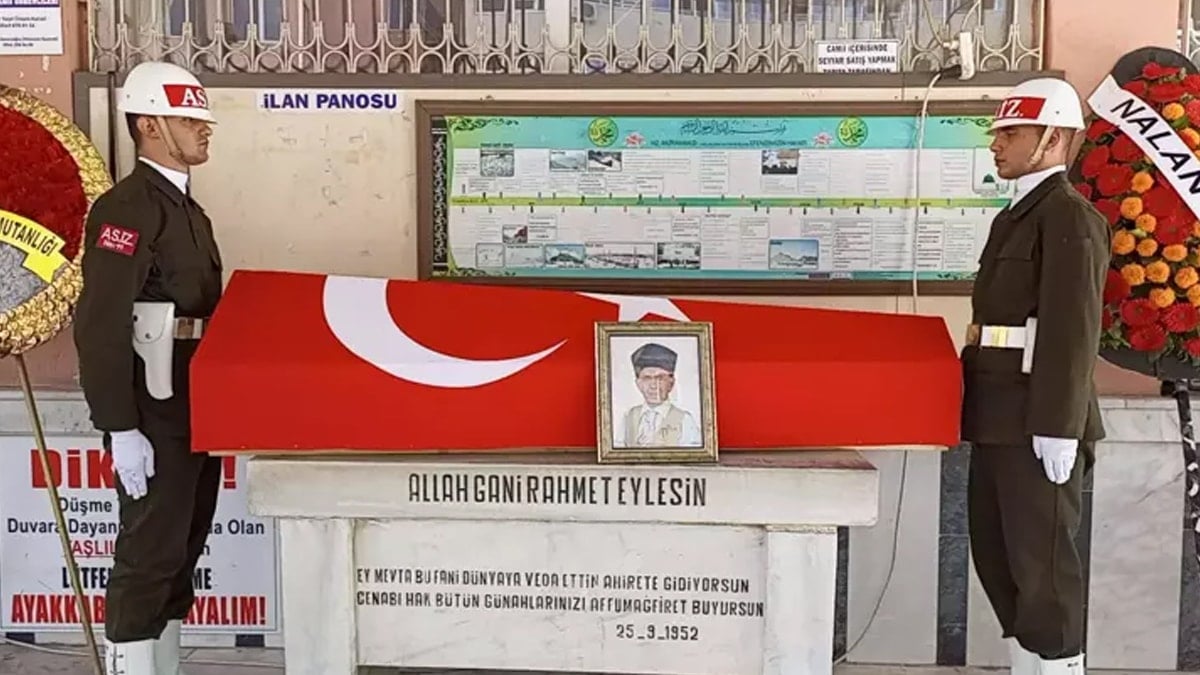 Kore gazisi son yolculuğuna uğurlandı