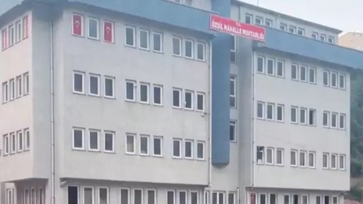 Trabzon'daki muhtarlık binası sosyal medyanın diline düştü