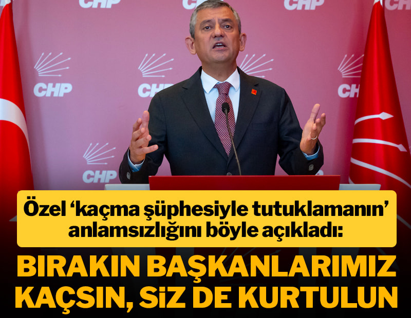 'Bırakın Ekrem İmamoğlu kaçsın, siz de kurtulun'