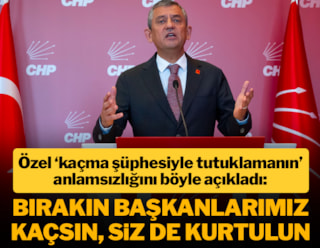 'Bırakın Ekrem İmamoğlu kaçsın, siz de kurtulun'