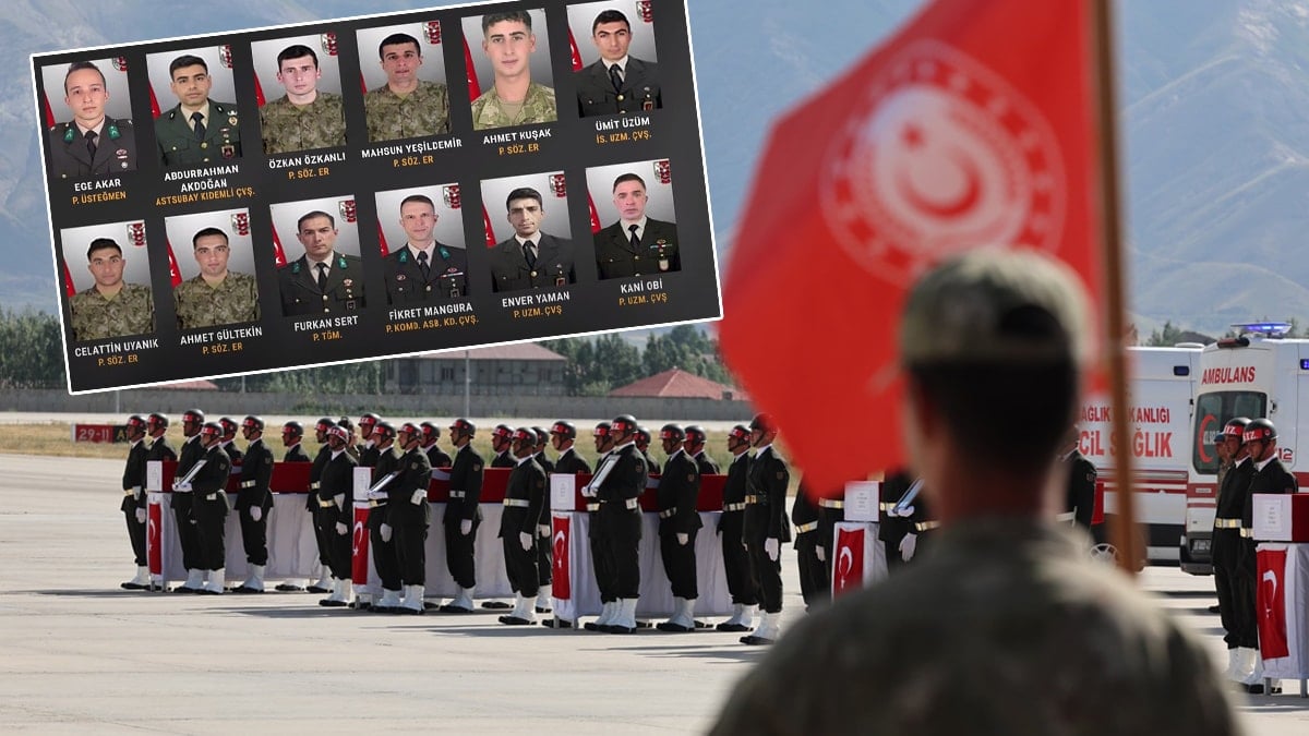 Şehitlerimizi uğurluyoruz