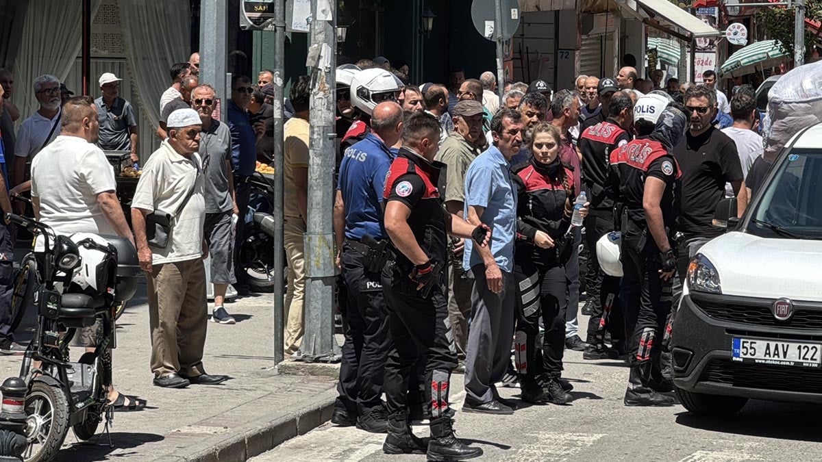 Kadın polise tekme attı, ortalık karıştı!