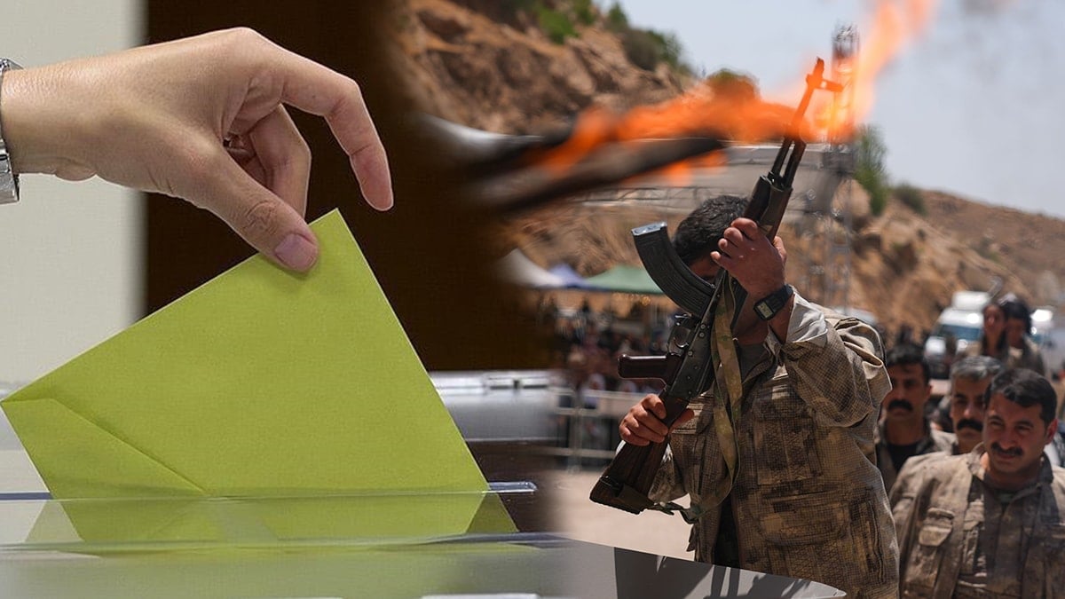 PKK'nın silah yakmasının ardından ilk anket ortaya çıktı: Seçmen ortadan ikiye bölündü