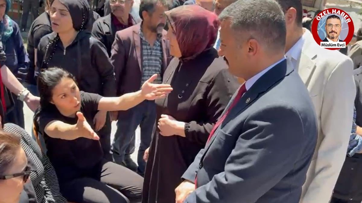 Şehidin cenaze töreninde şehit ablası isyan etti: 'Burada AK Partili kimseyi istemiyorum!'
