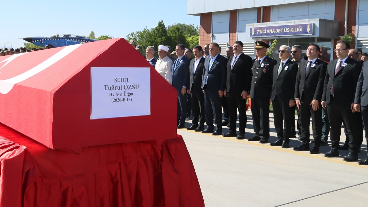Şehit Üsteğmen Özsu'nun naaşı memleketi Edirne'ye gönderildi