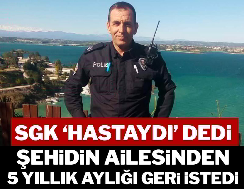 SGK şehit polisi kalbinden vurdu