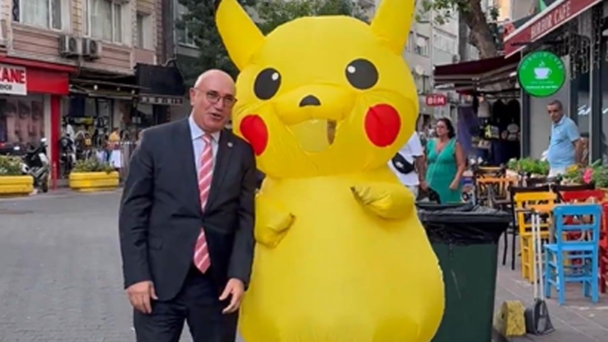 Eylemci Pikachu Saraçhane'ye geri döndü