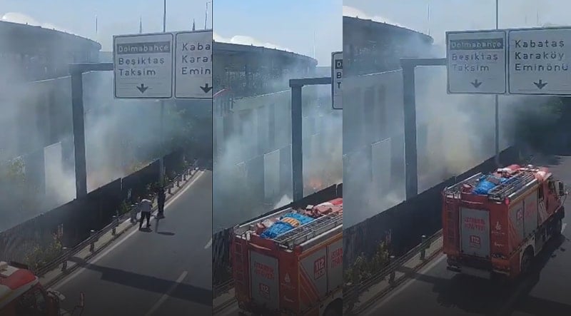 Shakhtar maçı öncesi Beşiktaş Stadı'nda yangın paniği!