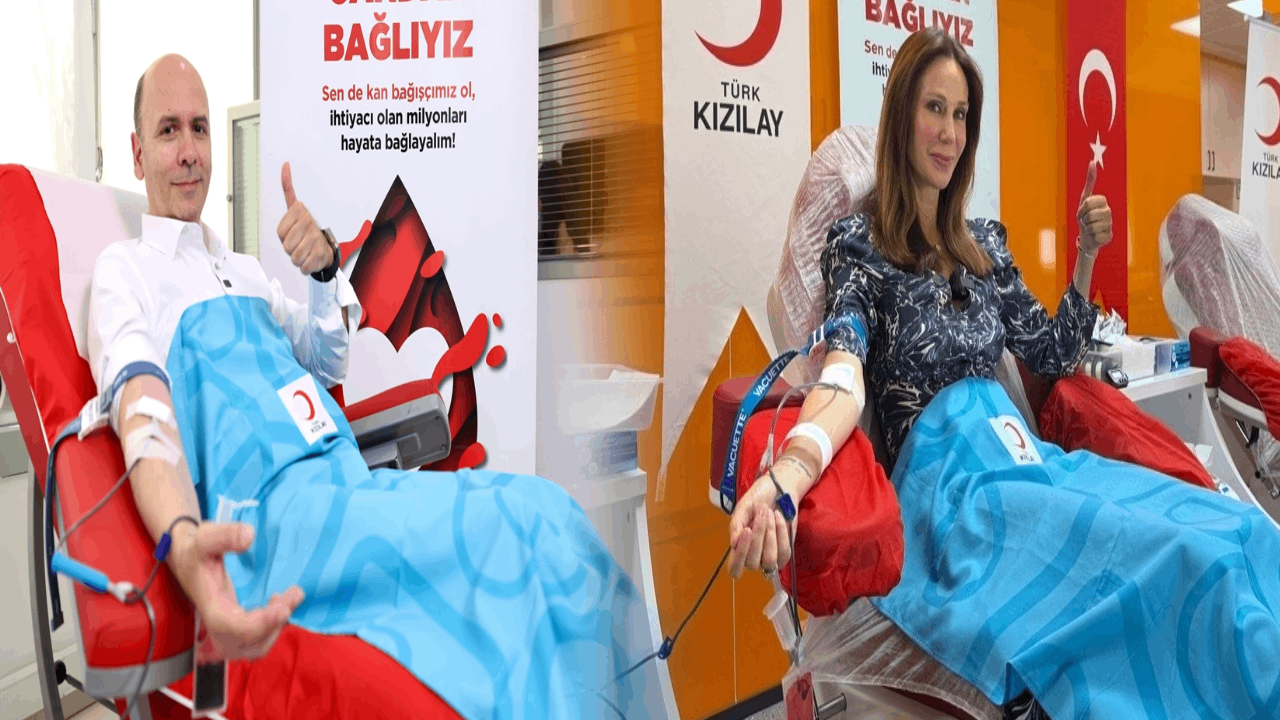 Ünlü isimlerden Kızılay'a kan bağışı