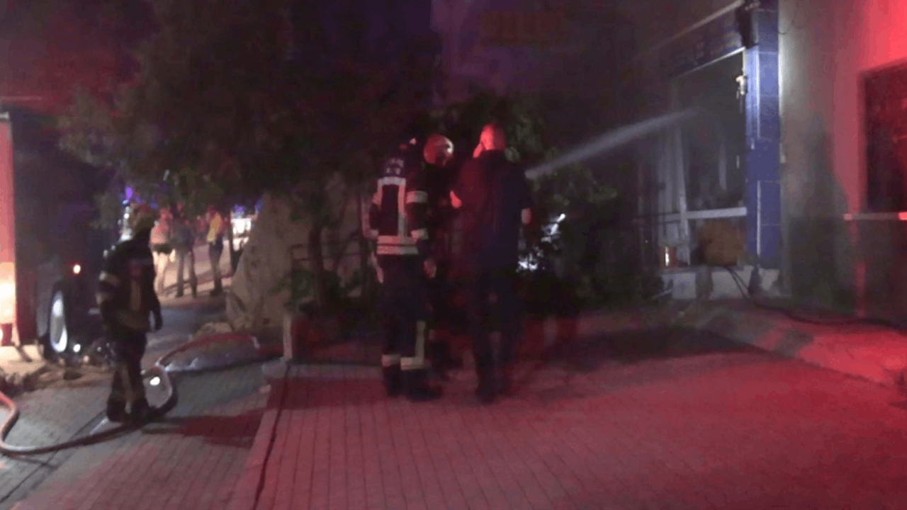 Fırında korkutan patlama: Yangına döndü